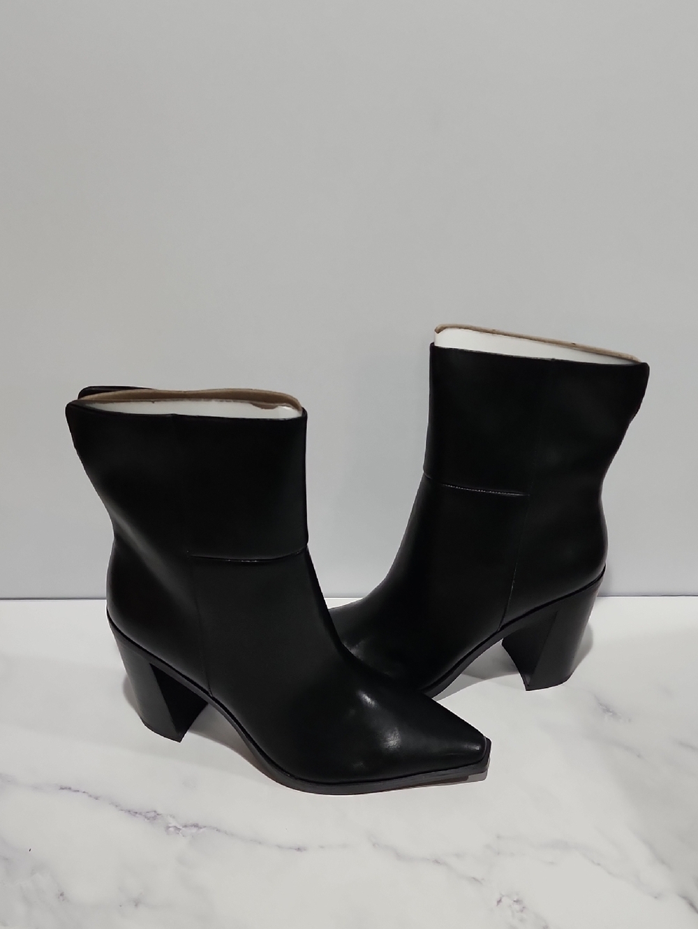 Steve Madden Black Leat Brand New Black Ankle Boots